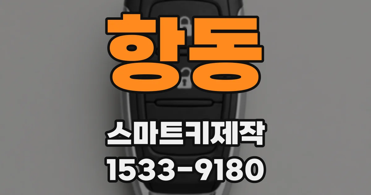 항동 스마트키제작