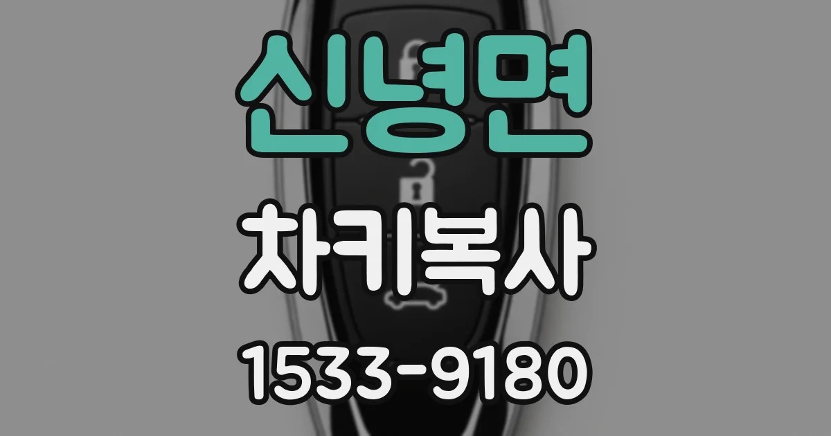 신녕면 차키복사