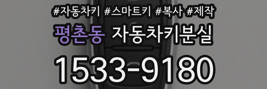 평촌동 자동차키분실