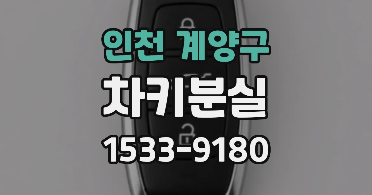 인천 계양구 차키분실