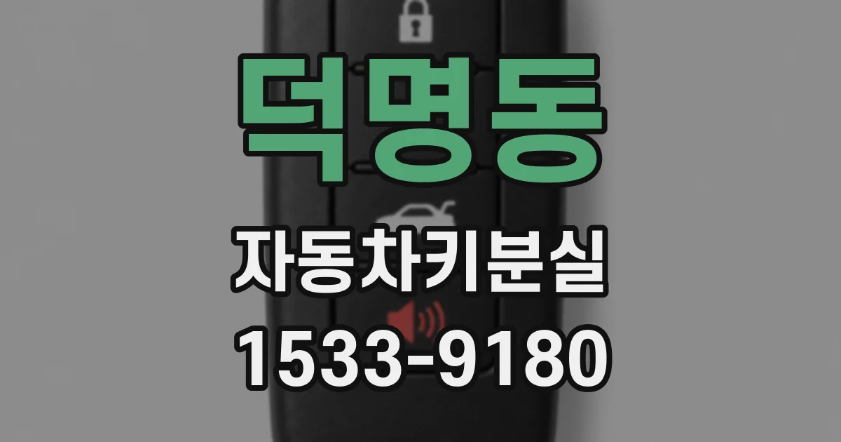 덕명동 자동차키분실