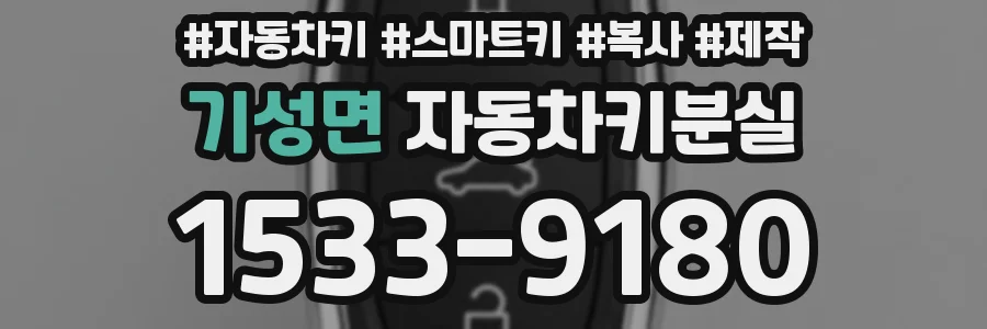 기성면 자동차키분실