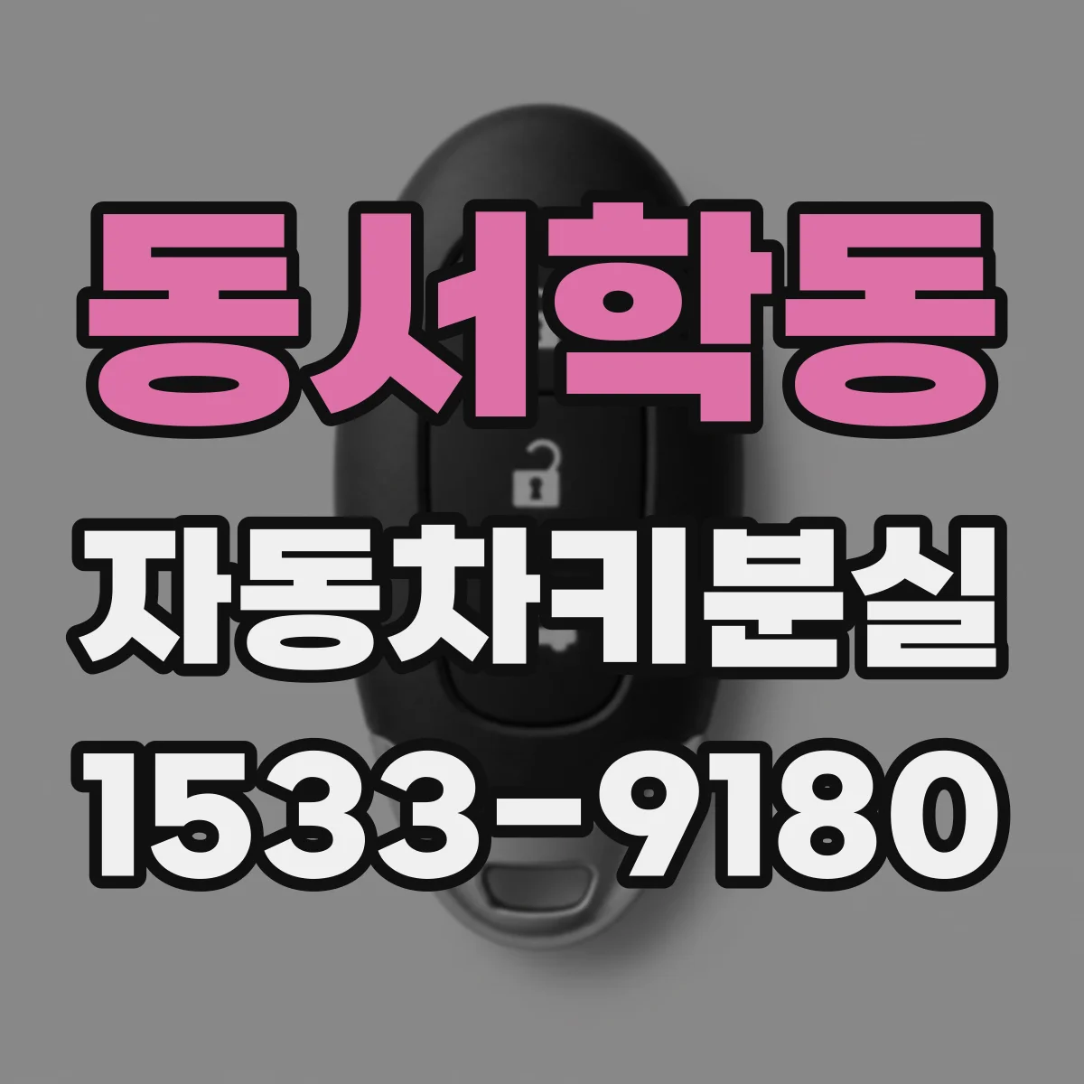 동서학동 자동차키분실