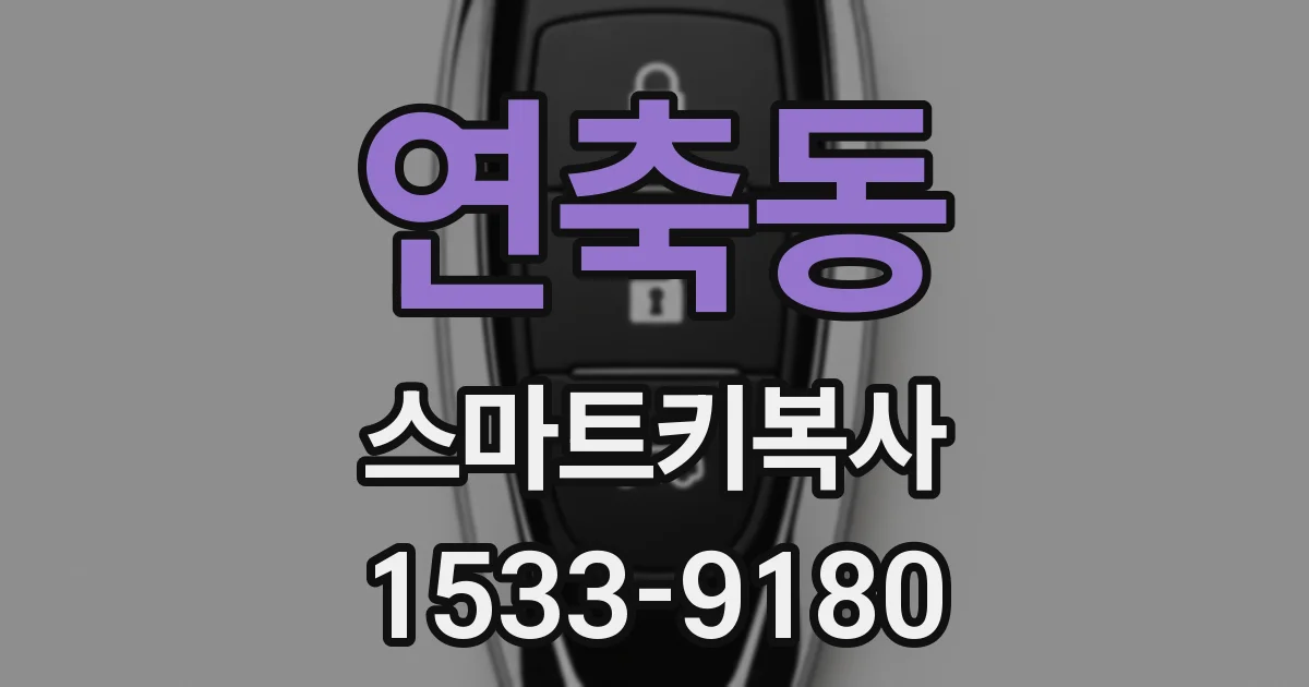 연축동 스마트키복사