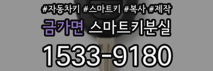 금가면 스마트키분실