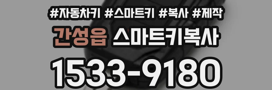 간성읍 스마트키복사