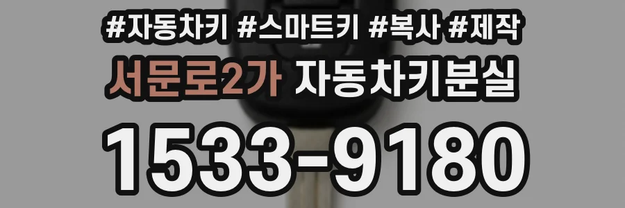 서문로2가 자동차키분실