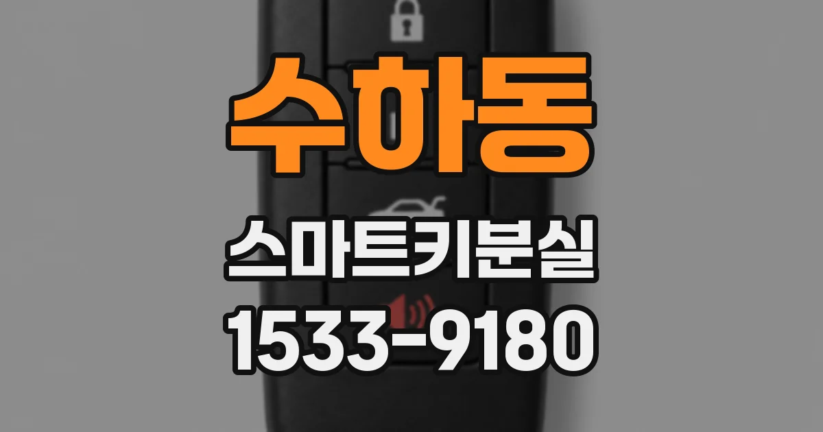 수하동 스마트키분실