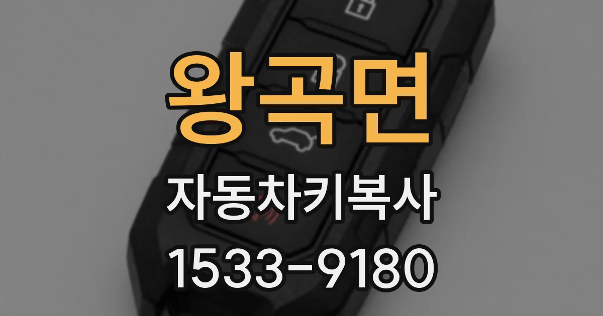 왕곡면 자동차키복사