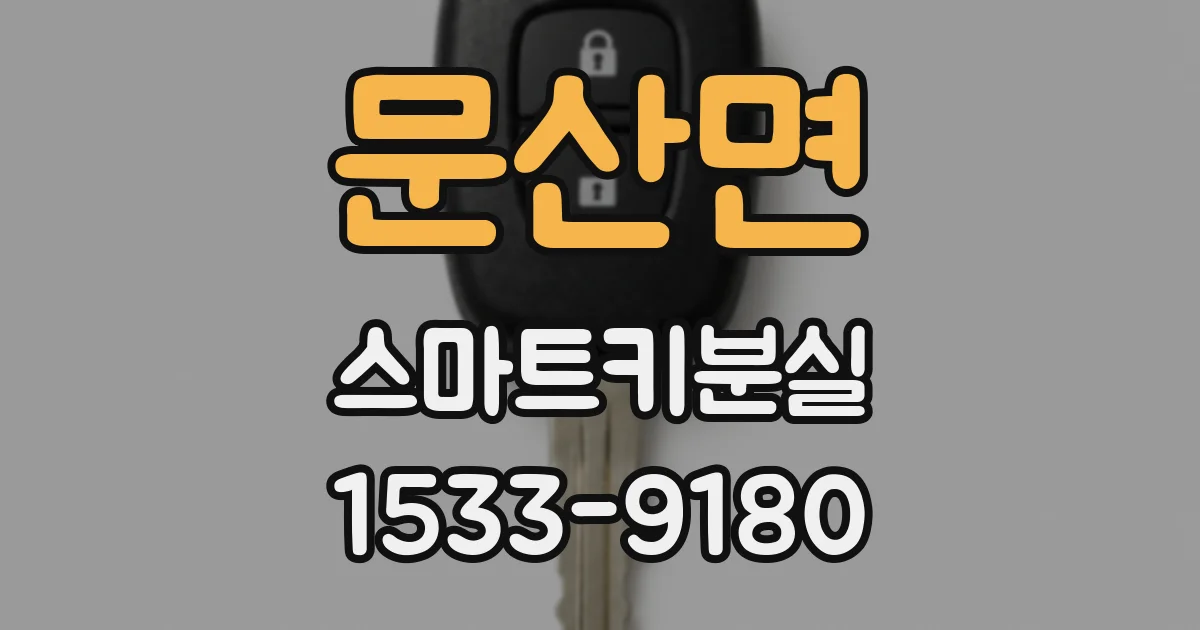문산면 스마트키분실