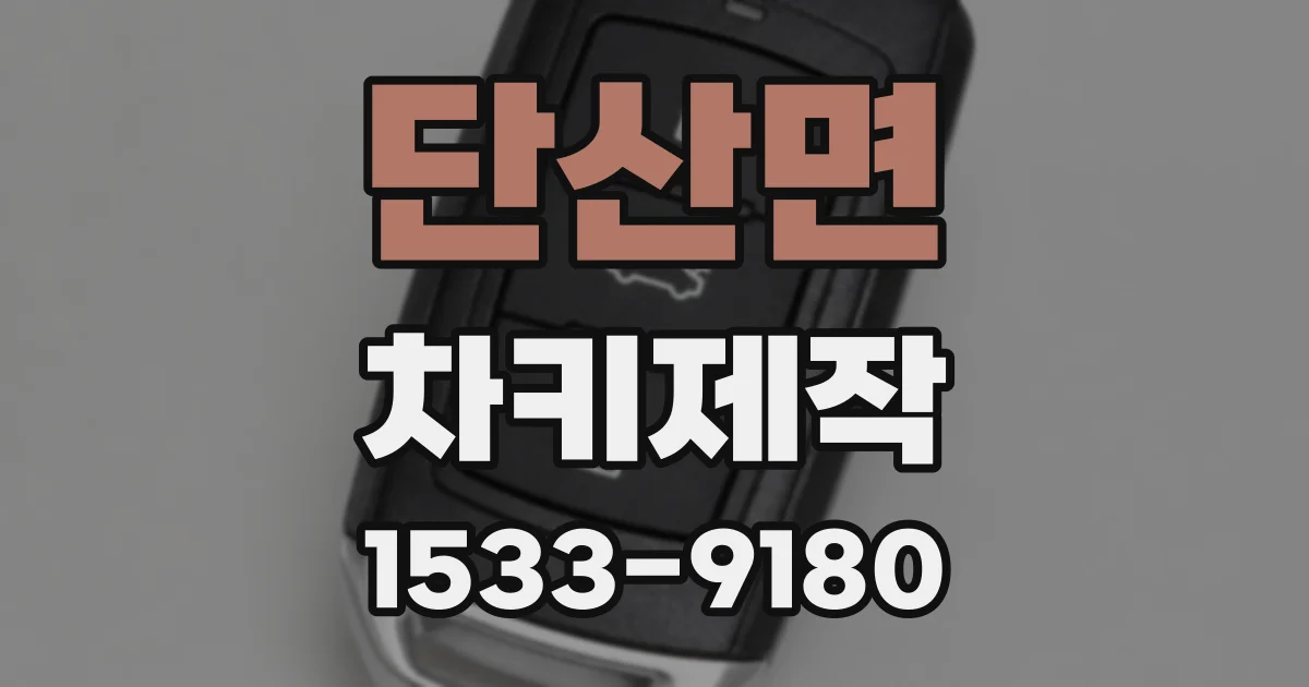 단산면 차키제작