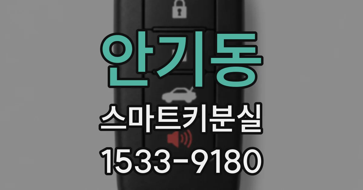 안기동 스마트키분실
