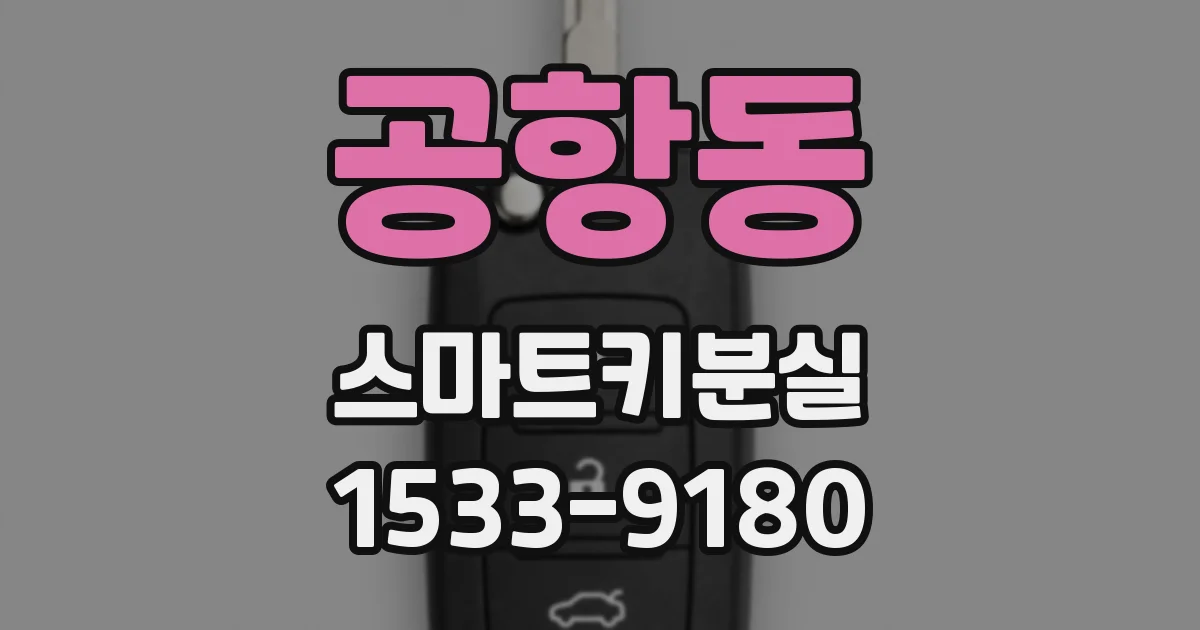 공항동 스마트키분실