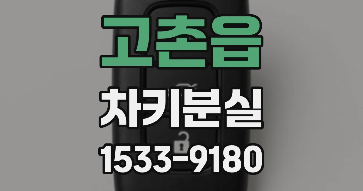 고촌읍 차키분실
