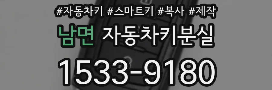 남면 자동차키분실