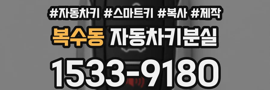복수동 자동차키분실