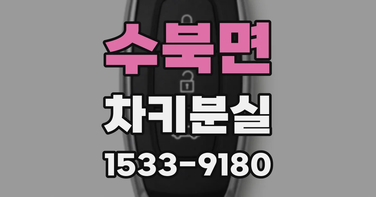 수북면 차키분실