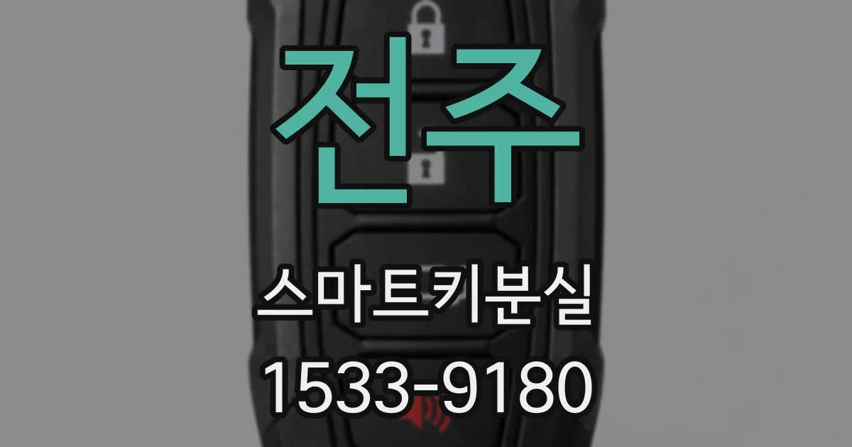 전주 스마트키분실
