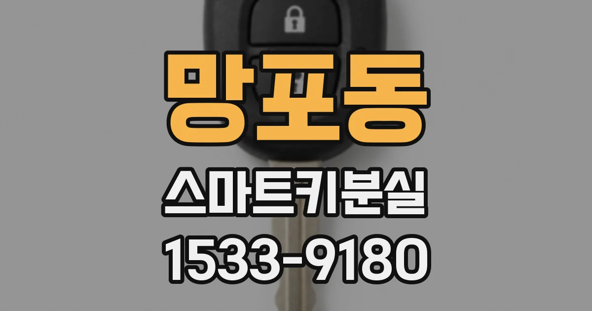 망포동 스마트키분실
