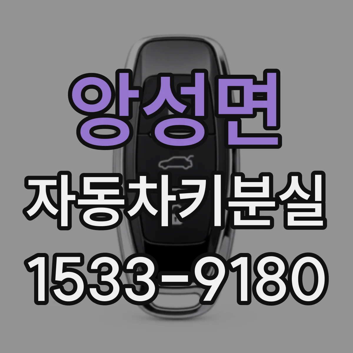 앙성면 자동차키분실