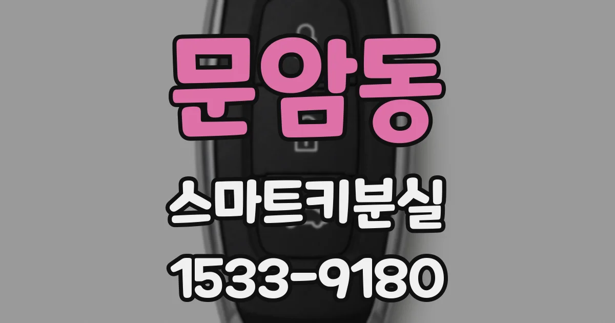 문암동 스마트키분실