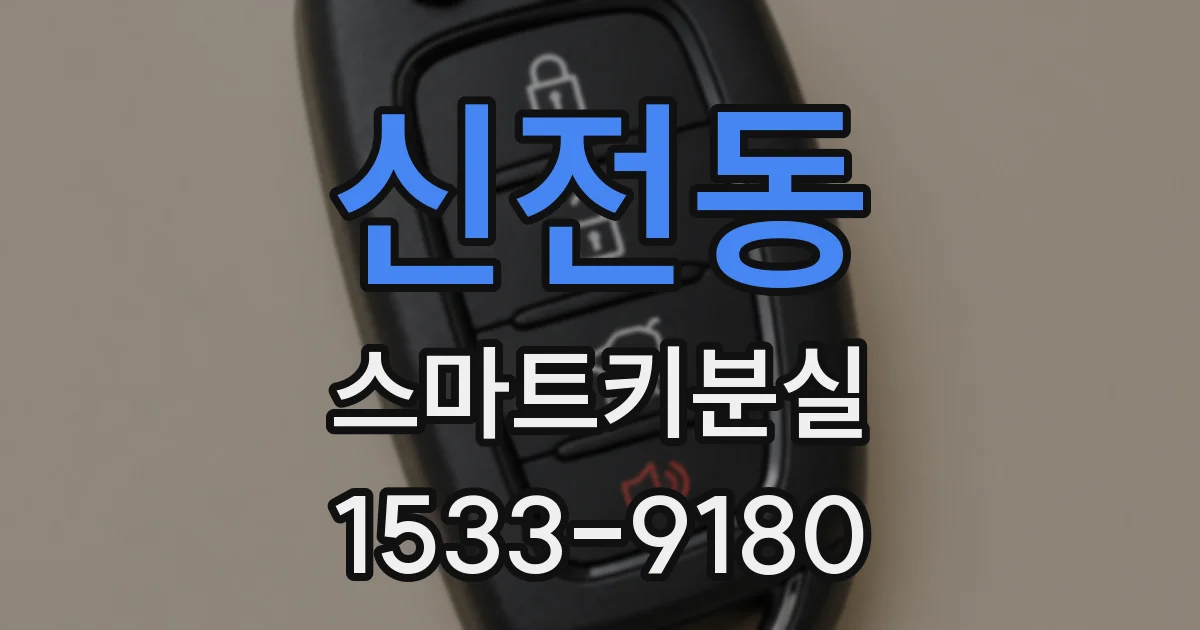 신전동 스마트키분실
