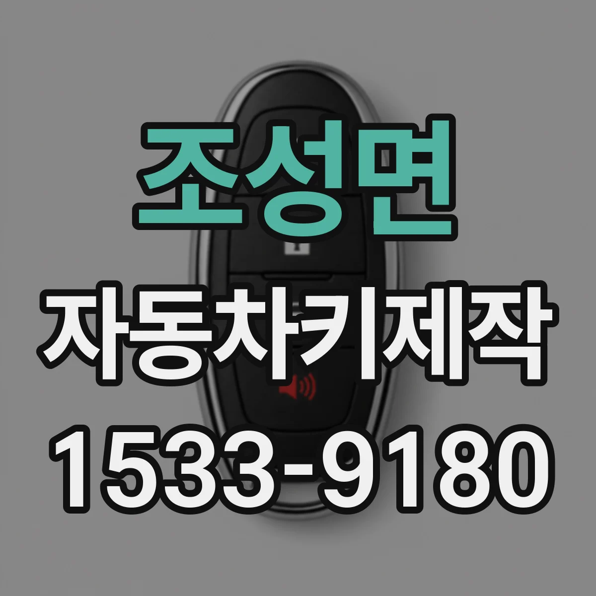 조성면 자동차키제작
