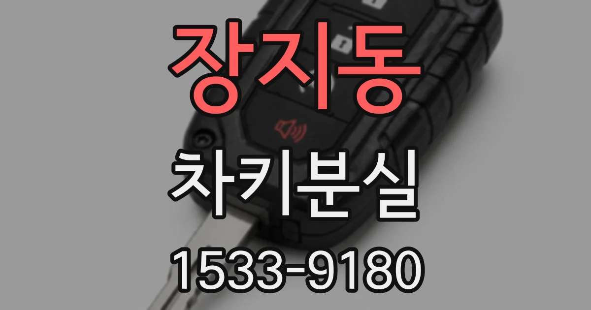 장지동 차키분실