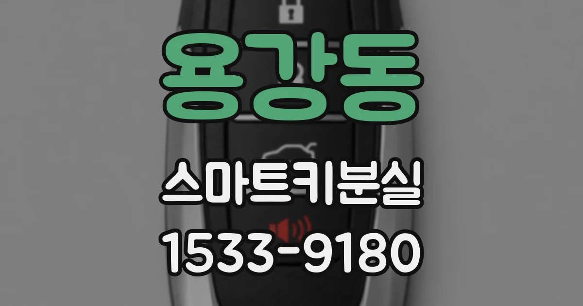 용강동 스마트키분실