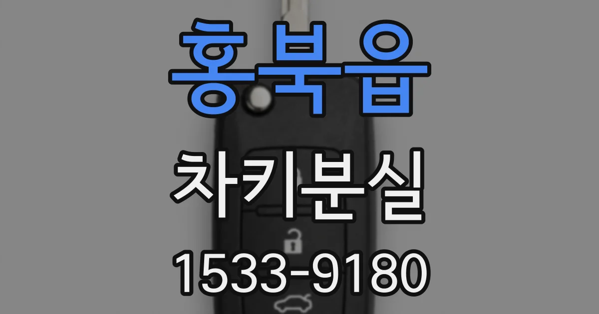 홍북읍 차키분실
