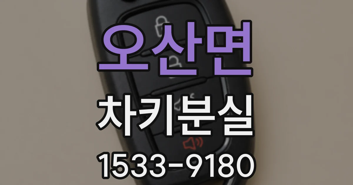 오산면 차키분실