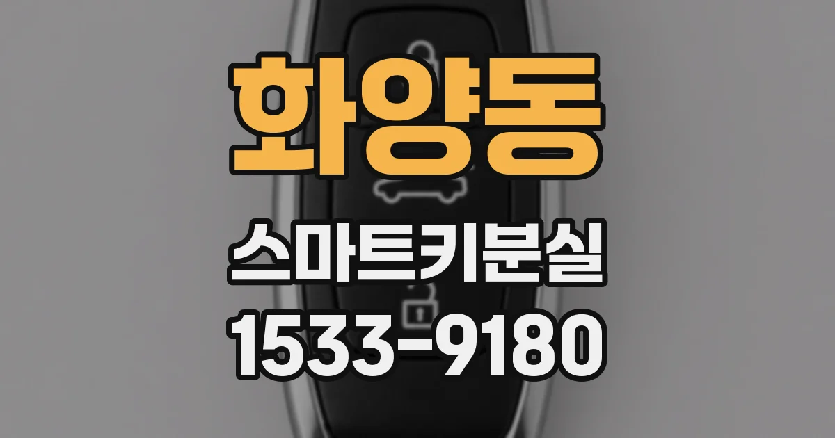 화양동 스마트키분실
