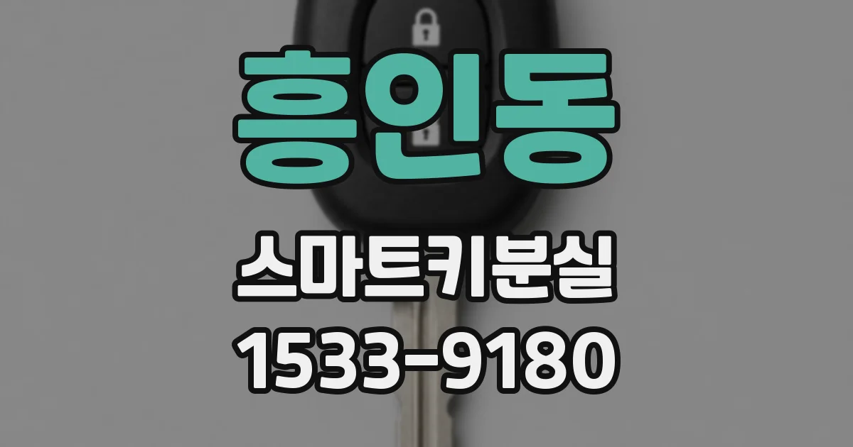 흥인동 스마트키분실