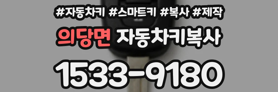 의당면 자동차키복사