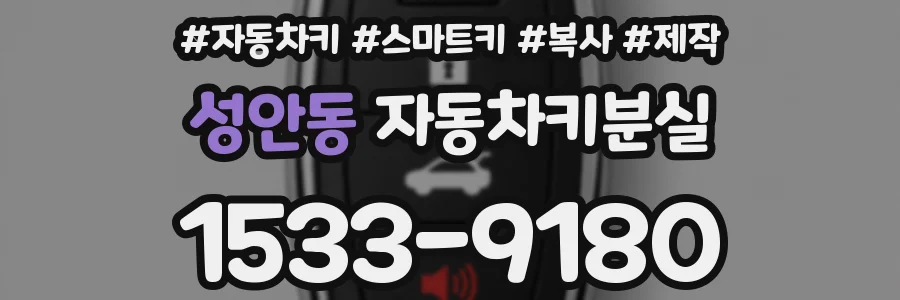 성안동 자동차키분실