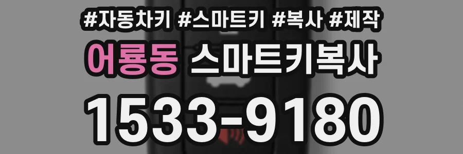 어룡동 스마트키복사