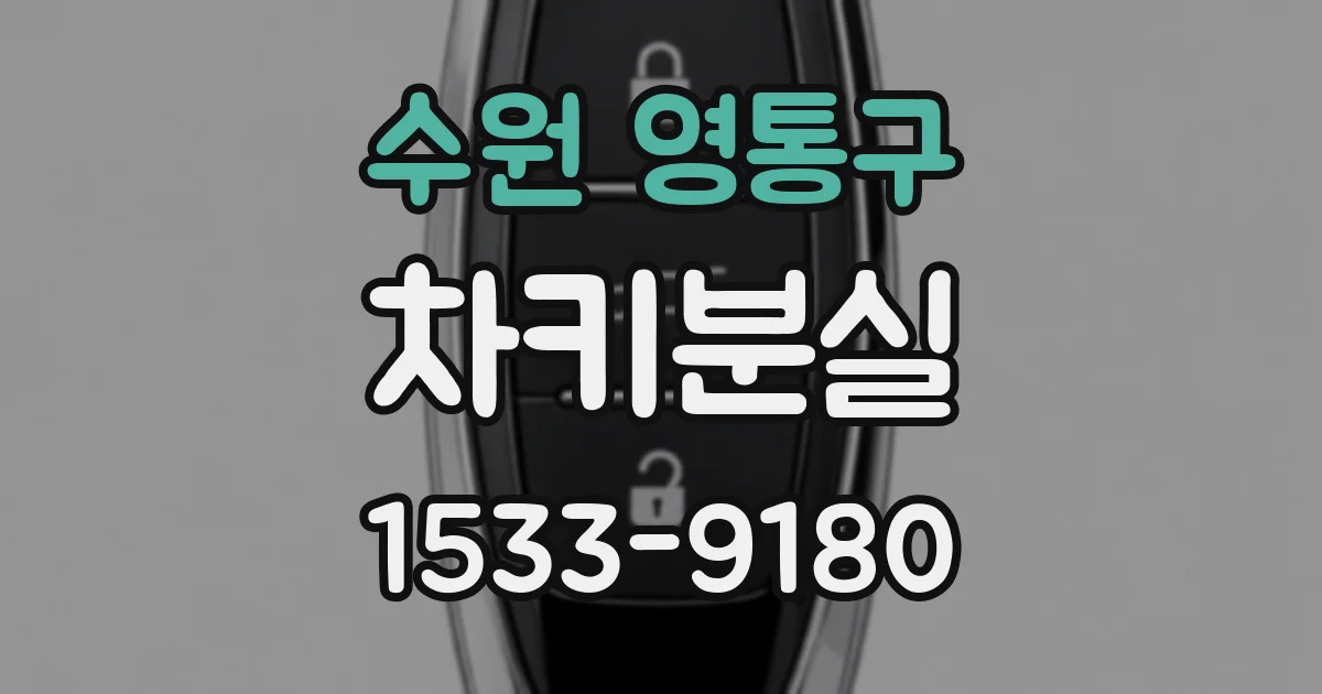 수원 영통구 차키분실