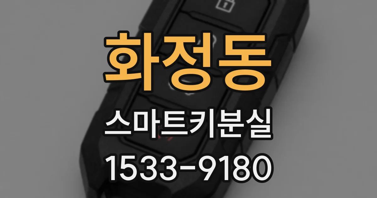 화정동 스마트키분실