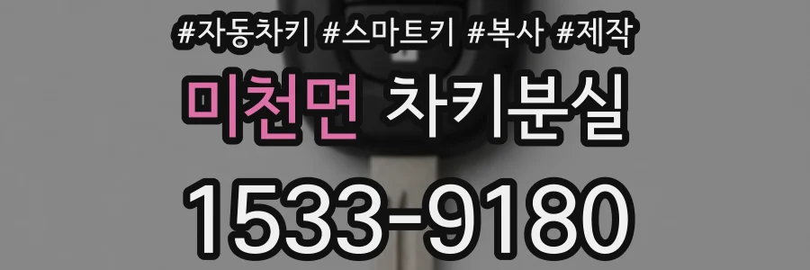 미천면 차키분실