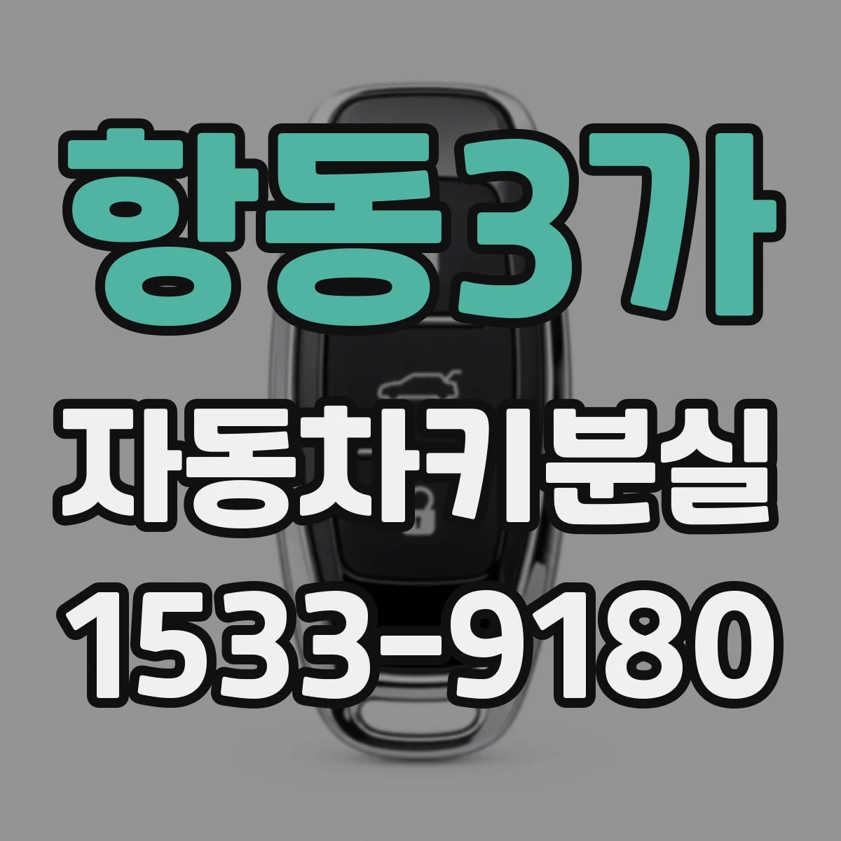 항동3가 자동차키분실