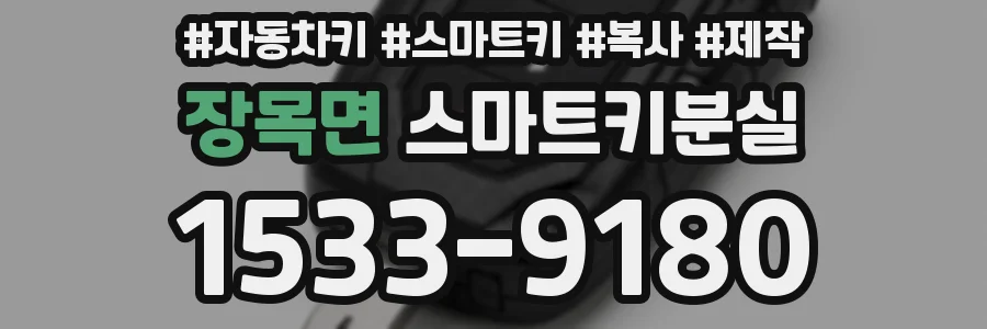 장목면 스마트키분실
