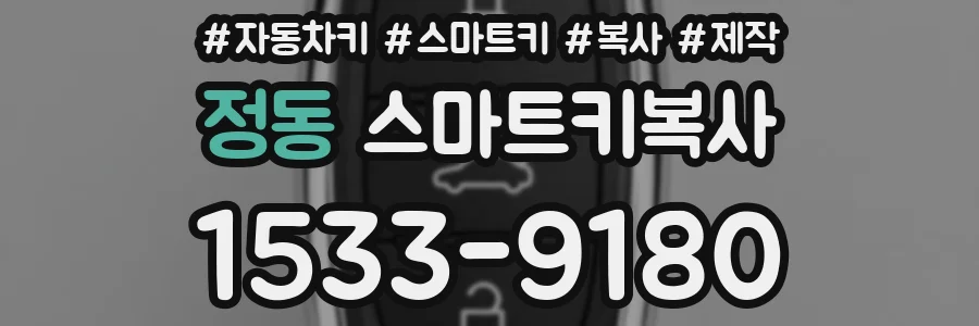 정동 스마트키복사