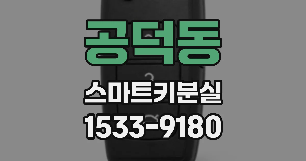 공덕동 스마트키분실