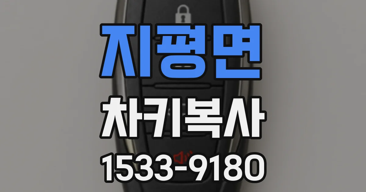 지평면 차키복사