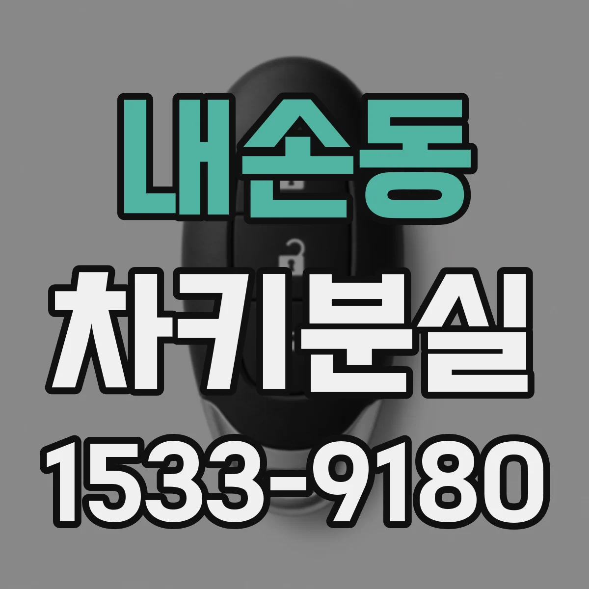 내손동 차키분실