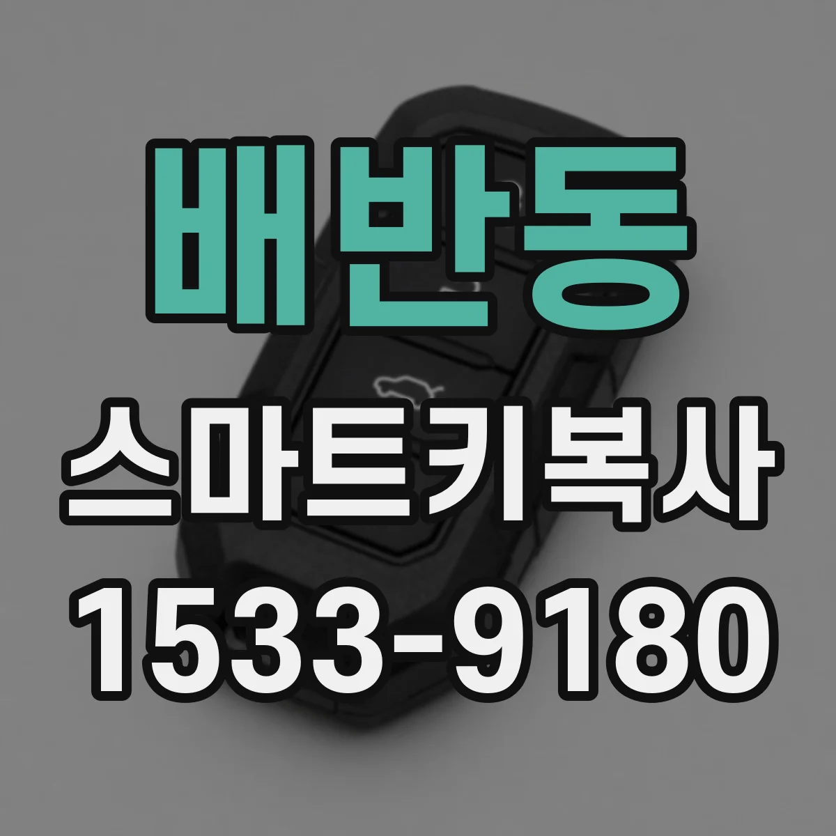 배반동 스마트키복사