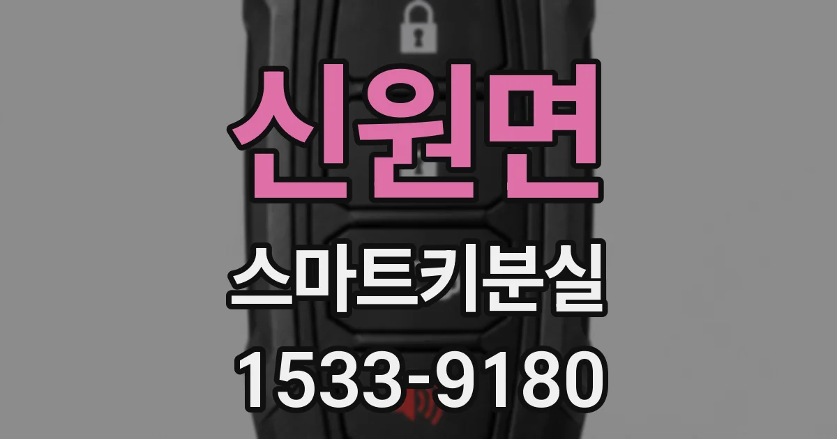 신원면 스마트키분실