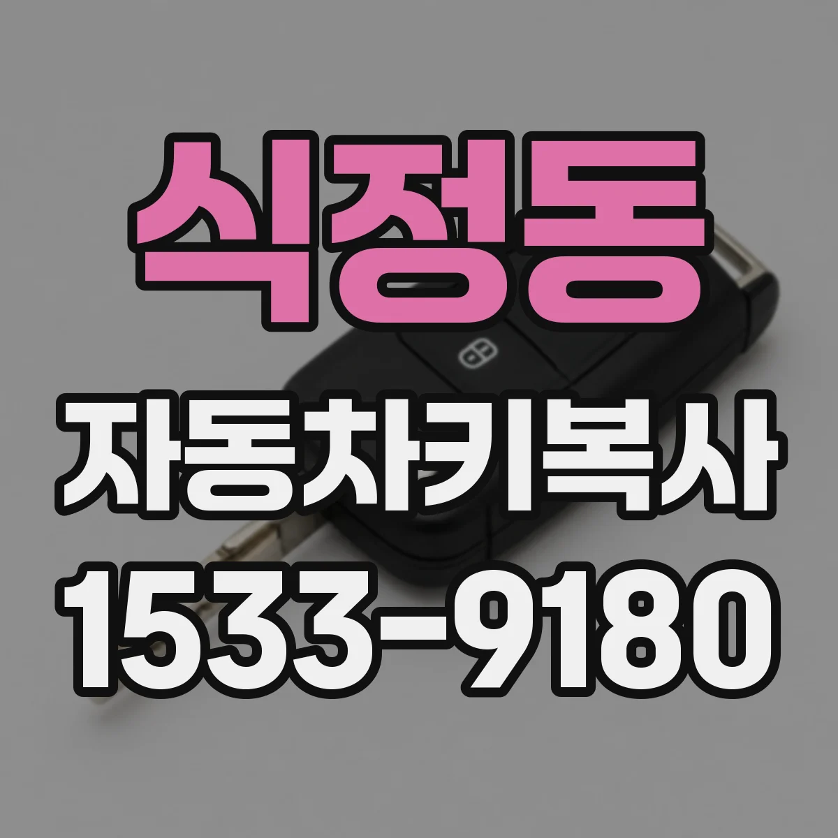 식정동 자동차키복사