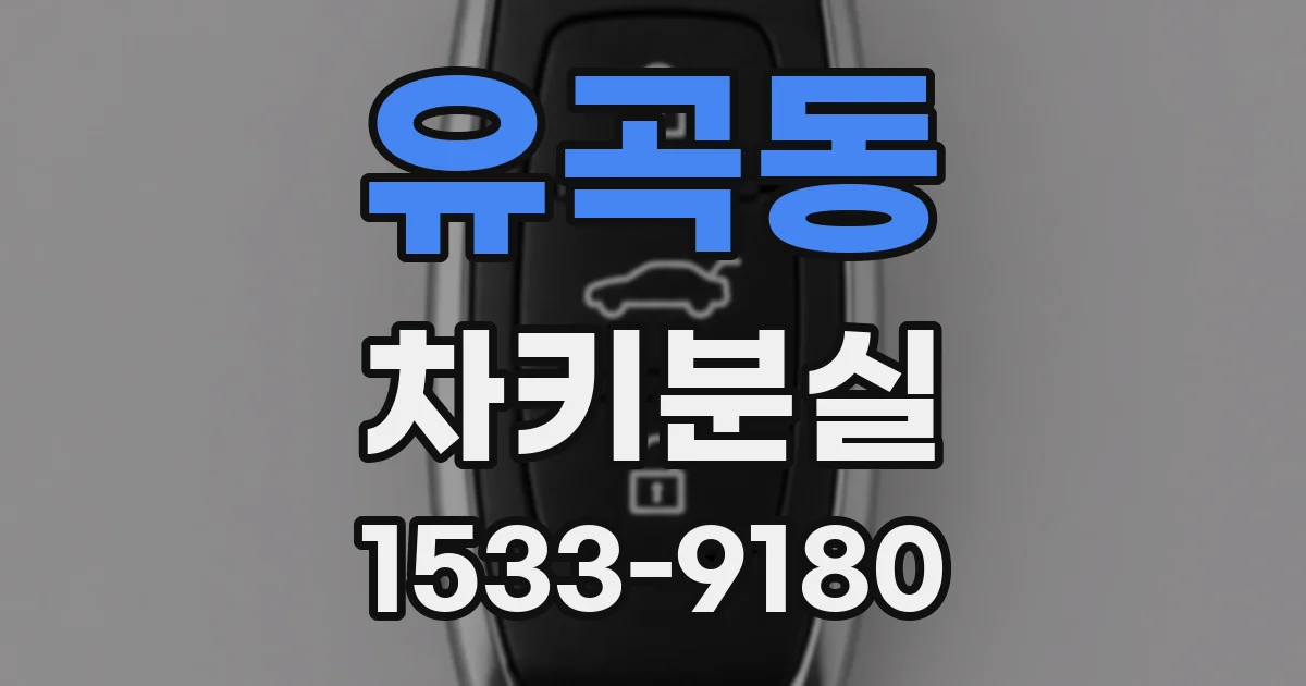 유곡동 차키분실