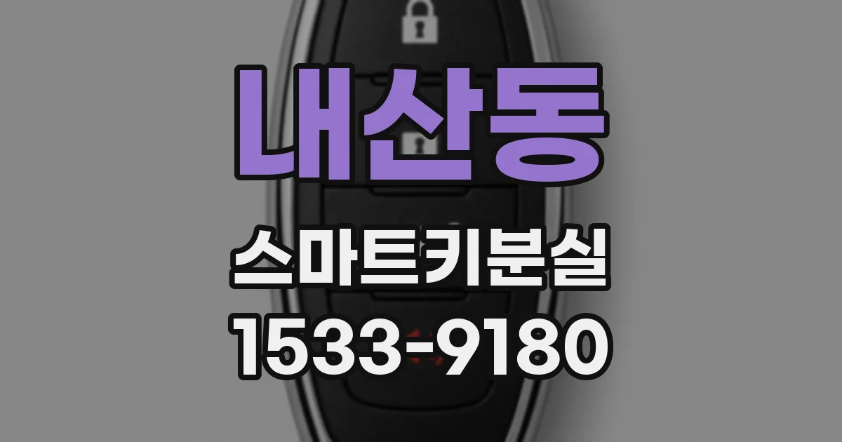 내산동 스마트키분실